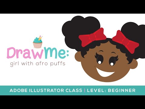 Intro to Adobe Illustrator: Girl With Afro Puffs